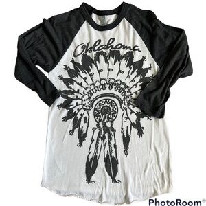 American apparel Oklahoma baseball tee